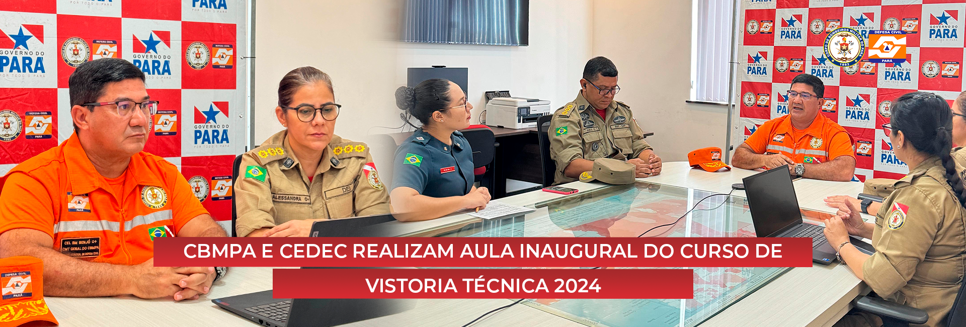 CBMPA E CEDEC REALIZAM AULA INAUGURAL DO CURSO DE VISTORIA TÉCNICA 2024